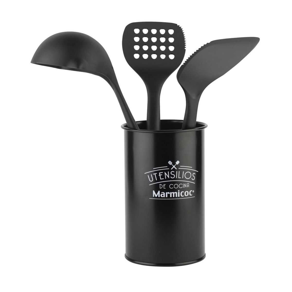 MARMICOC - Set de 4 Utensilios Cocina Marmicoc con Bowl y Mango
