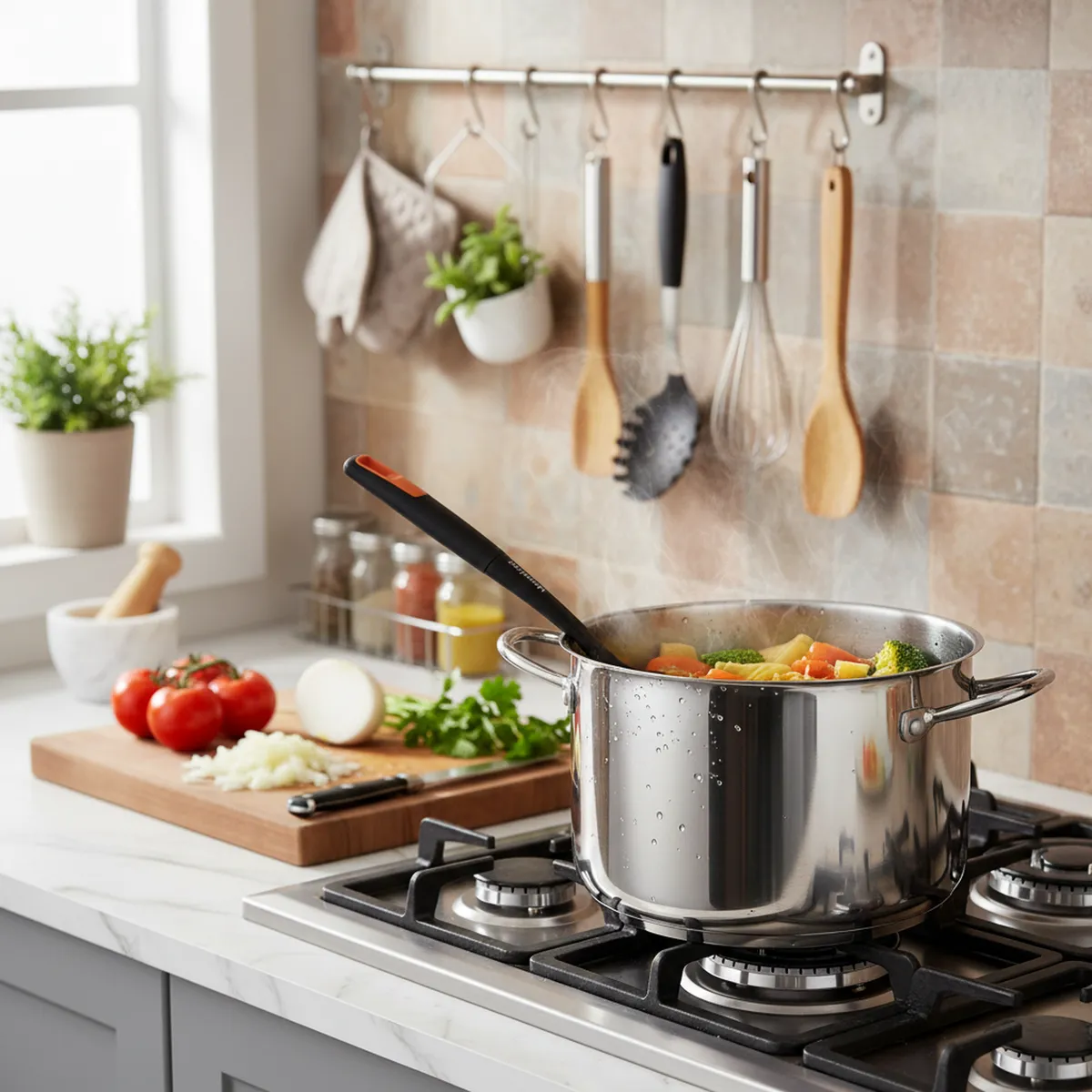 MARMICOC - Cuchara Perforada Marmicoc Spring Utensilio Cocina Negro