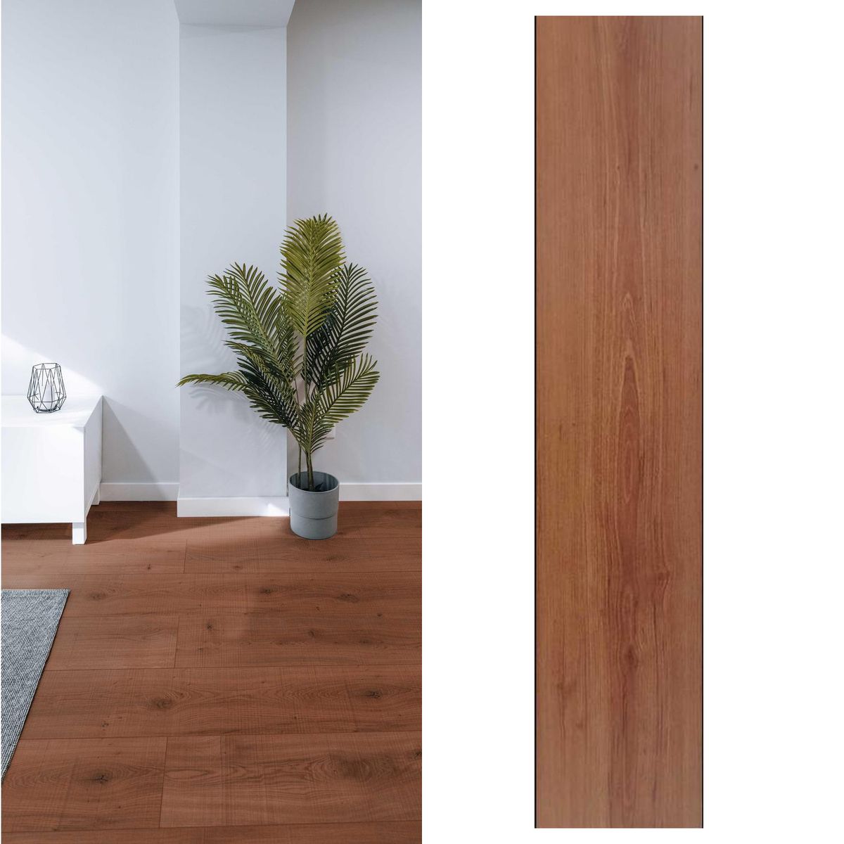 ETERSOL - Piso Flotante 8.3 mm Viena Cerezo 1.9 m2