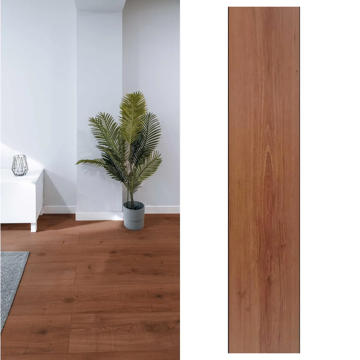 ETERSOL - Piso Flotante 8.3 mm Viena Cerezo 1.9 m2