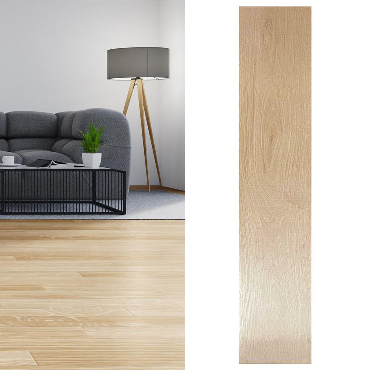 ETERSOL - Piso Flotante 8.3 mm Ambras Haya 1.9 m2