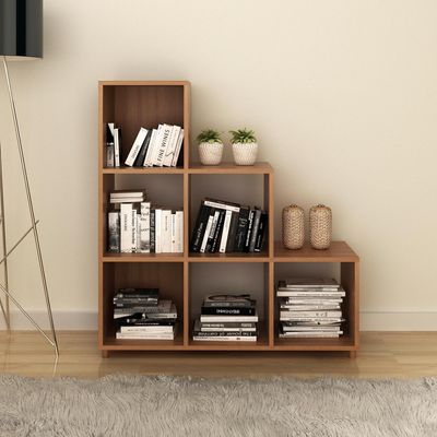 Imagen 2 del producto Librero MDP 3 Nivel(es) 90x96.5x30 cm Almendra