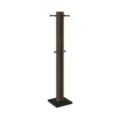 TECNOMOBILI - Colgador para Closet MDP Nogal/Negro