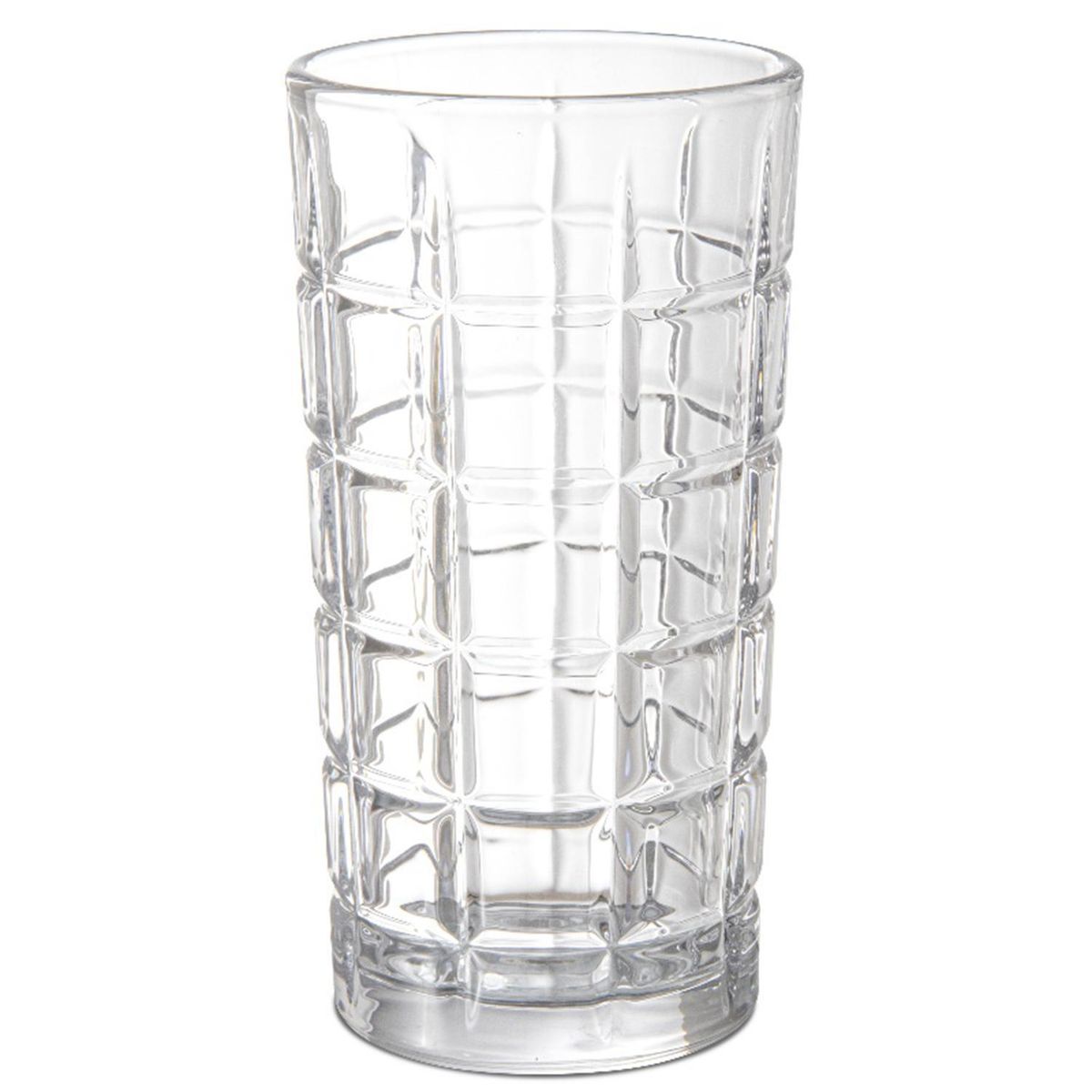 ALLEGRA - Set 6 Vasos Alto de Vidrio 380 ml Transparente
