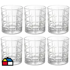 ALLEGRA - Set 6 vasos wb glasgow 350 ml