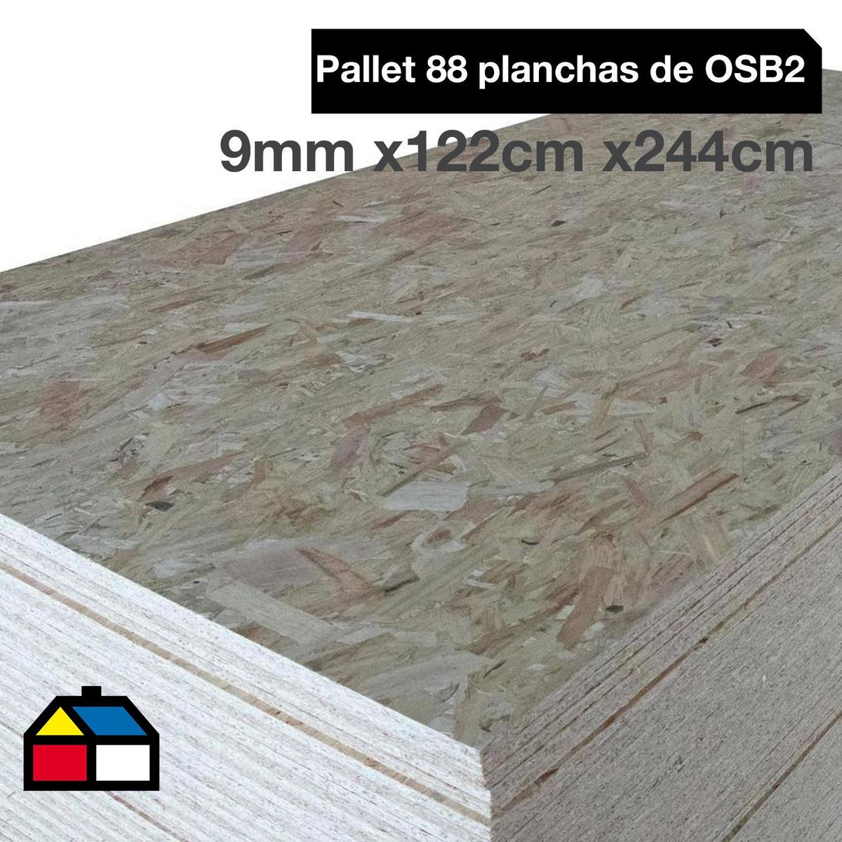  - Pallet OSB Estructural 9 mm 122x244 cm