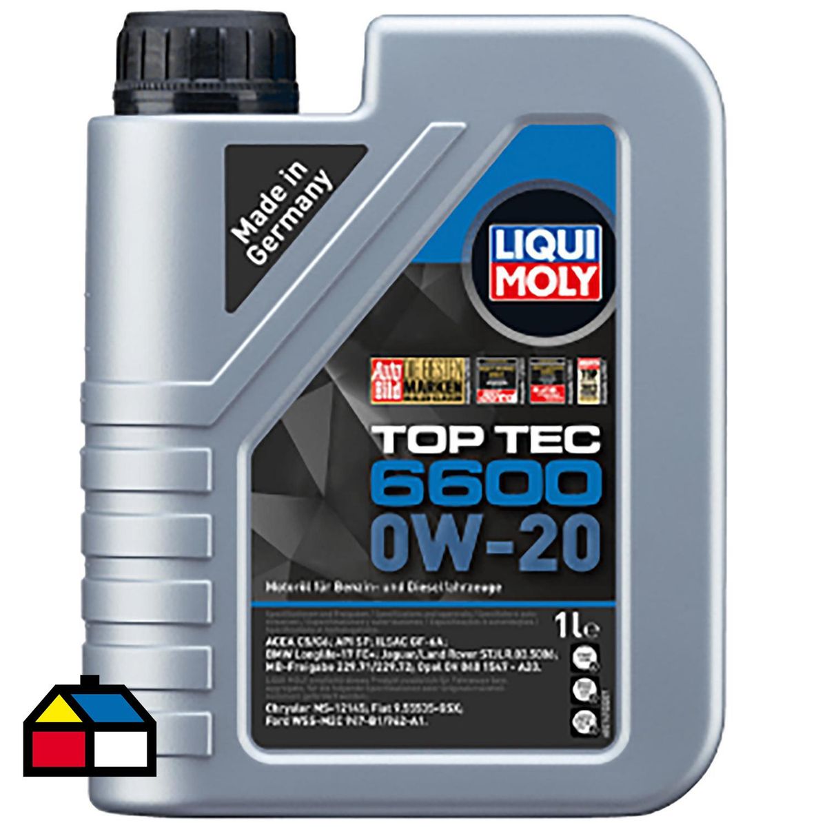 LIQUI MOLY - Aceite Liqui Moly Top Tec 6600 0w-20 Diesel y Gasolina 1 Litro