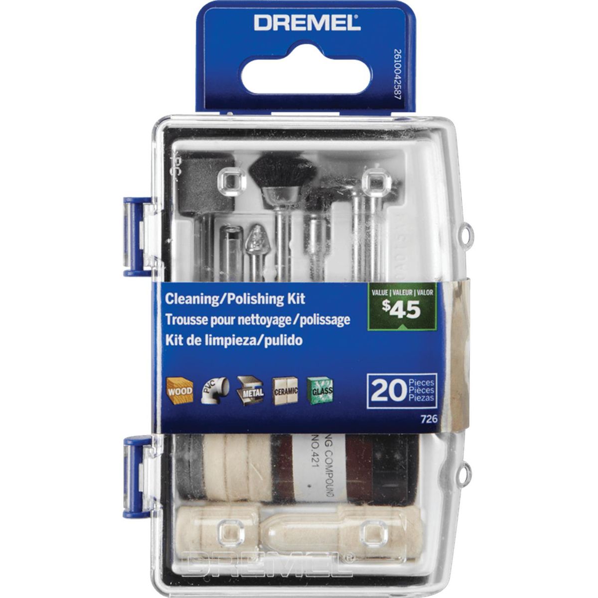 DREMEL - Kit multipropósito para limpiar y pulir