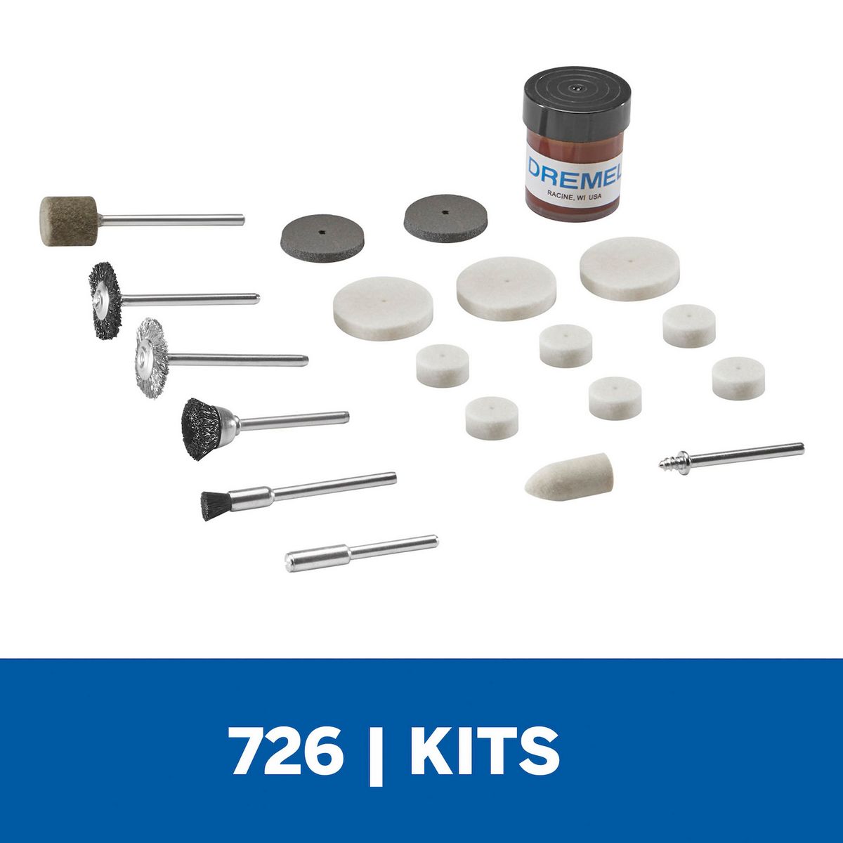 DREMEL - Kit multipropósito para limpiar y pulir