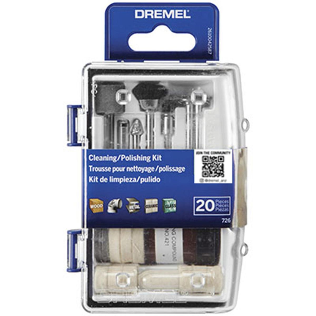 DREMEL - Kit multipropósito para lijar y pulir