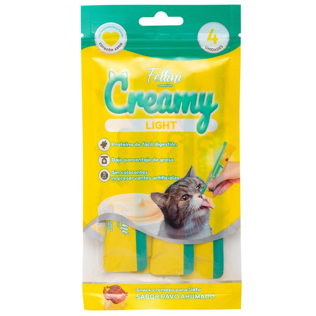 FELLINI - Snack Húmedo para Gato Adulto Pato y Cranberry 
