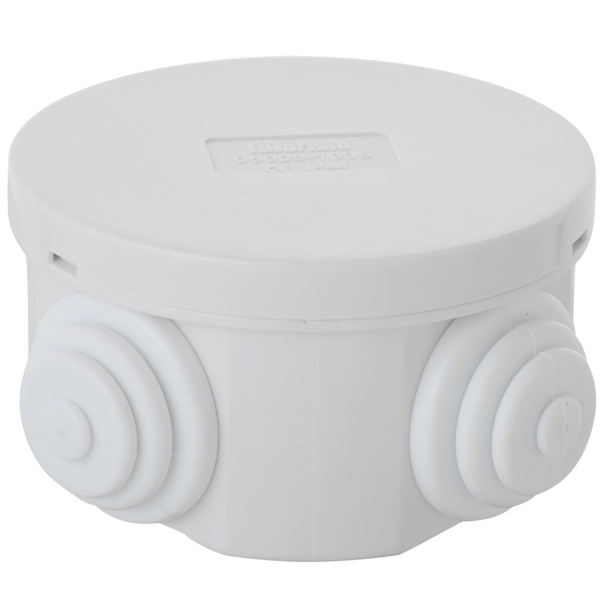 Caja de Distribución Redonda Sobrepuesta 7X7 cm Pvc, marca MARISIO - Foto 2