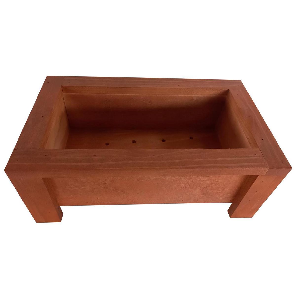 GENERICO - Jardinera de Madera 25x17 cm Café