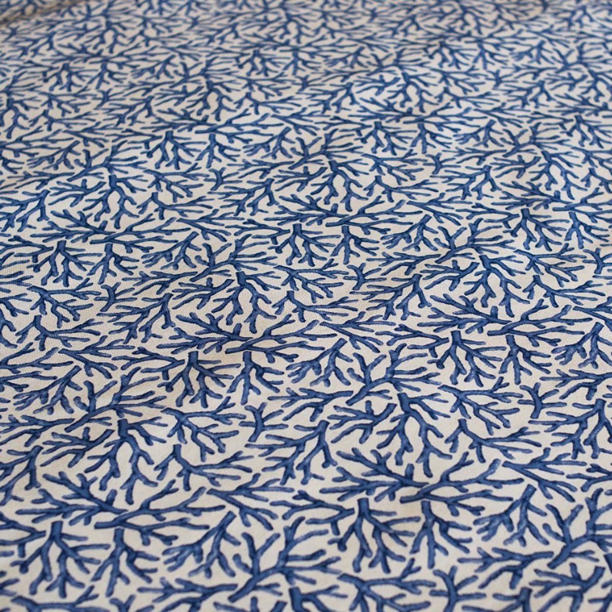 DECO EXPRESS - Mantel corallium azul 177x277 cm