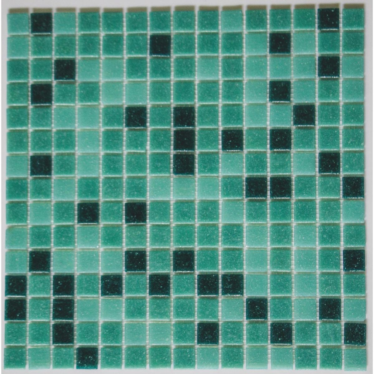 SENSO - Malla mosaico para piscina 32,7x32,7 cm pool verde agua