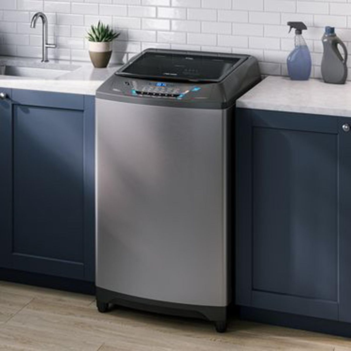 FENSA - Lavadora Carga Superior 21 kg Silver PREMIUM CARE PRO 21 X