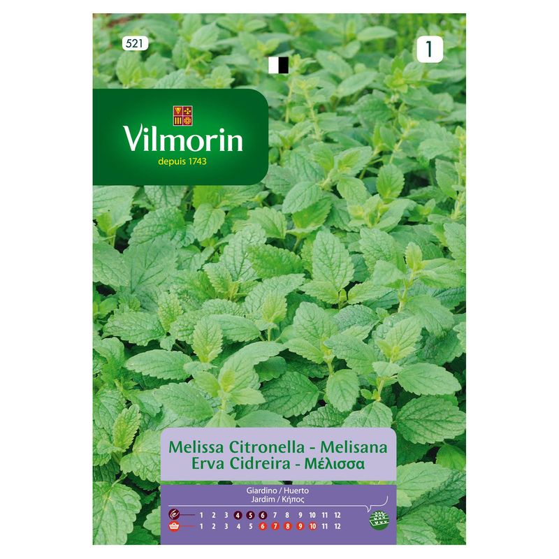 VILMORIN - Semilla Aromática Melisa/Toronjil
