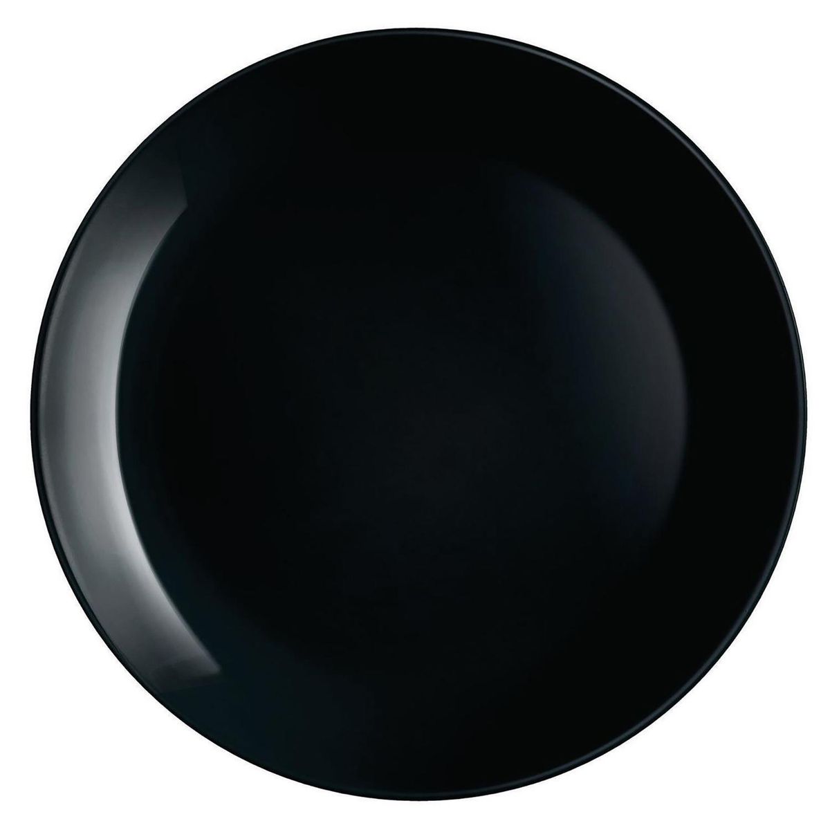 LUMINARC - Plato bajo 25 cm negro