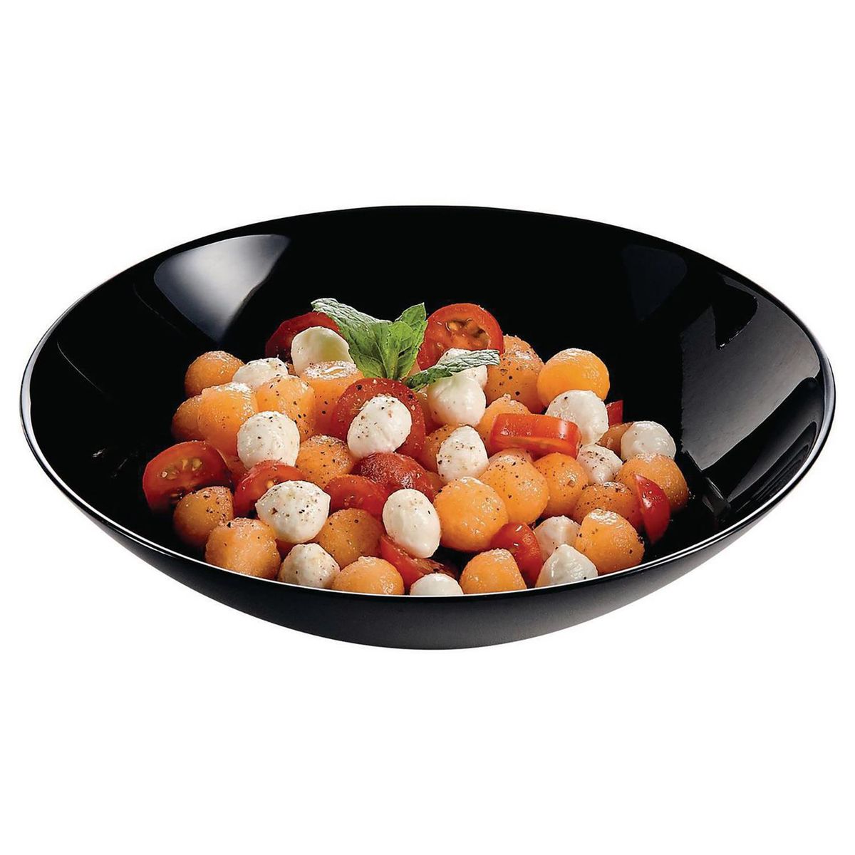 LUMINARC - Plato sopa 20 cm negro