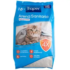 TRAPER - Arena sanitaria para gatos 18 kilos