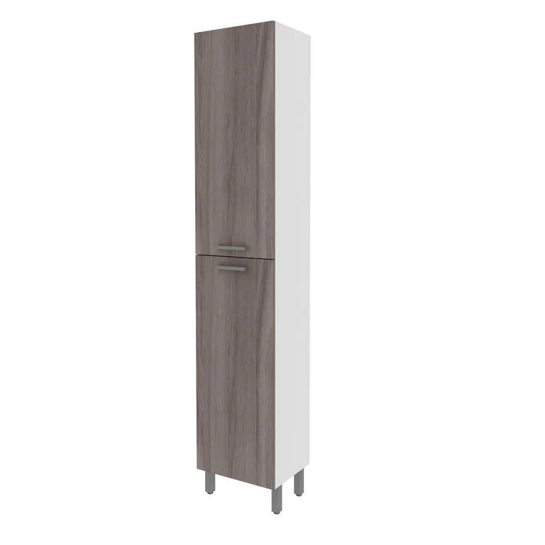 Alacena Cocina 2 Puertas Blanco/Carvalho 204 x40 x31,6 cm espesor 15mm