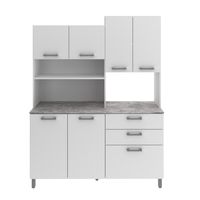 Kit Mueble Cocina 6 Puertas 3 Cajones Mdp 15Mm