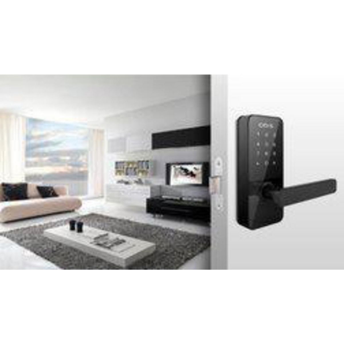 ODIS - Cerradura digital 7700 Manilla Reversible negra