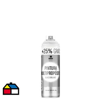 Pintura en spray extracontenido Blanco Brillante 500ML