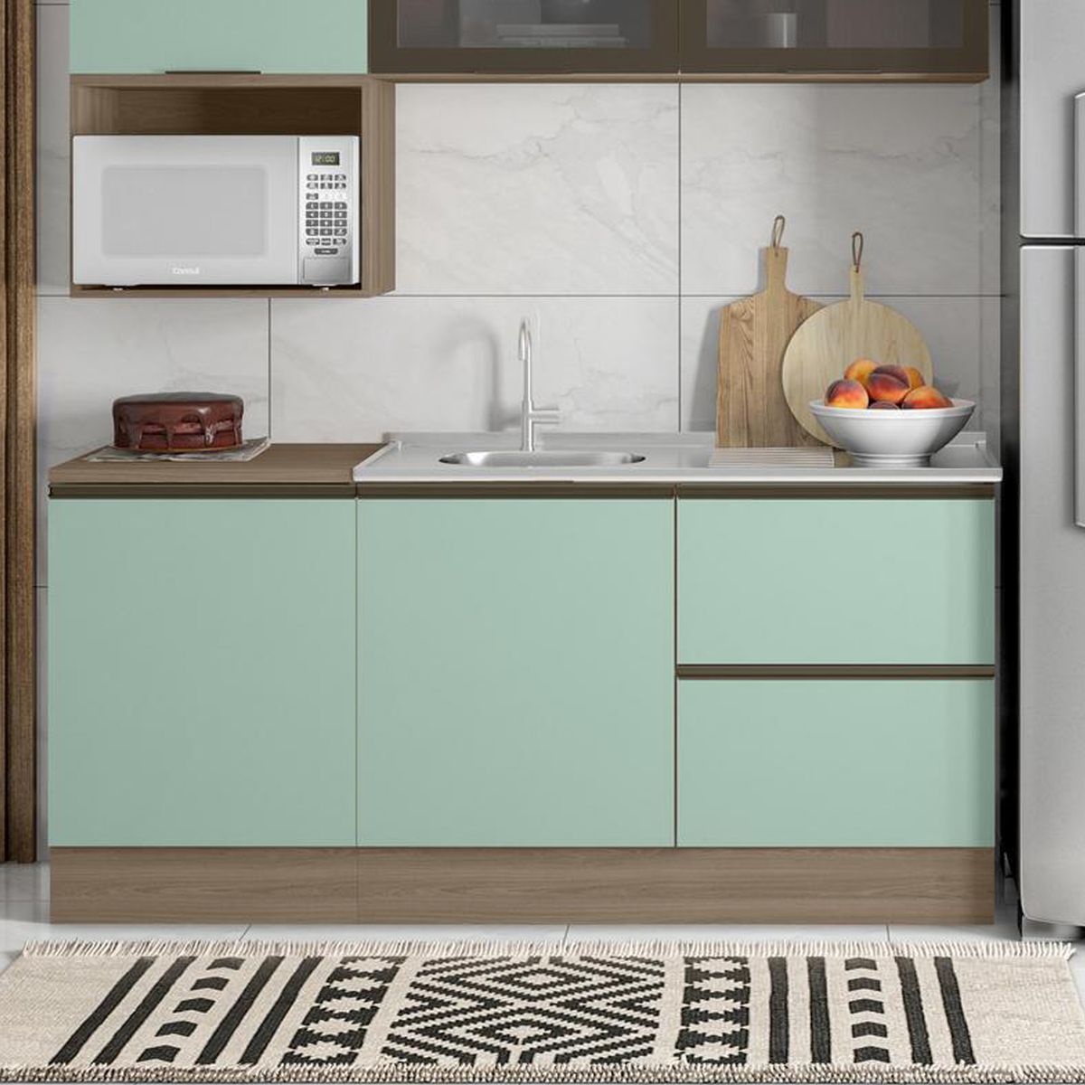 HOME MOBILI - Mueble Base + Cubierta Menta