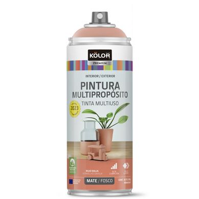 Pintura en spray Multipropsito Rojo Dalia Mate 400 ml