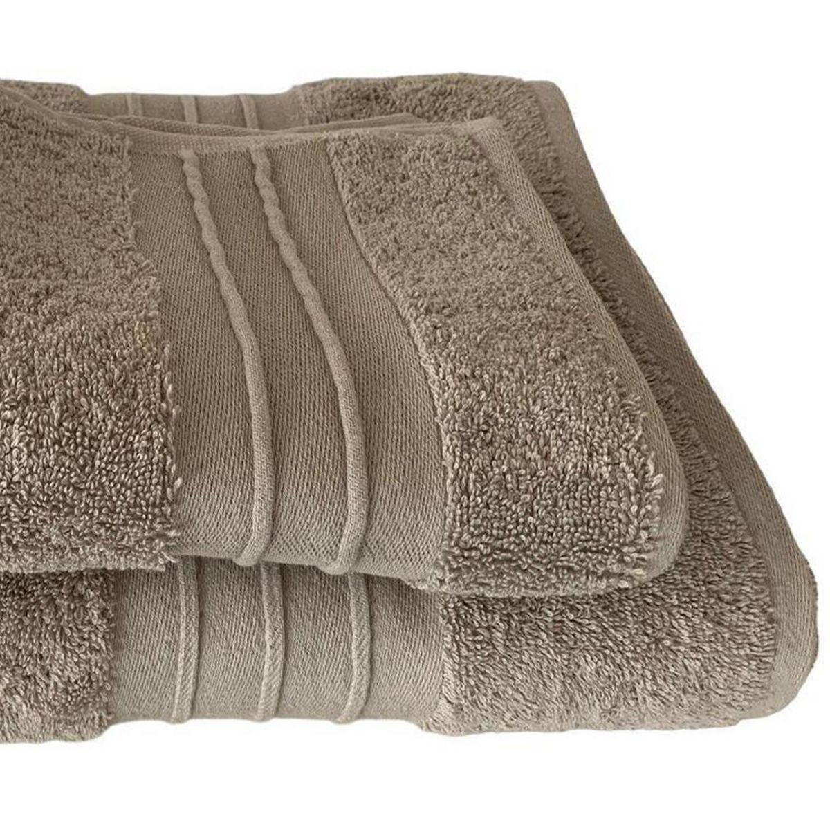 ZAGORA - Toalla de Cara Turca 200 gr Algodón 40x85 cm VISON