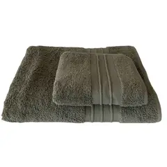 ZAGORA - Toalla de Cara Turca 200 gr Algodón 40x85 cm GRIS