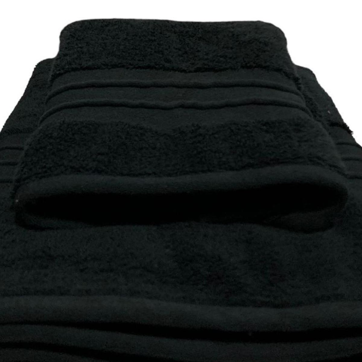ZAGORA - Toalla Baño Turca 900 gr Algodón 75x165 cm negro