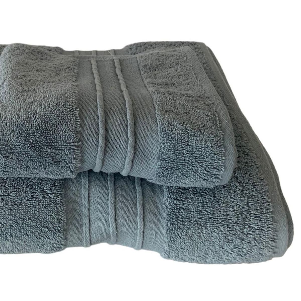 ZAGORA - Toalla Baño Turca 900 gr Algodón 75x165 cm Azul