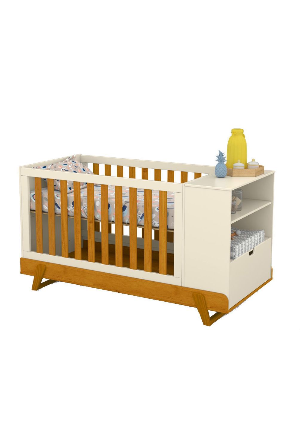 KIDSCOOL Cuna Max miel beige Eco Wood multifunción | Falabella Chile