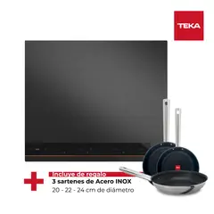 TEKA - Encimera Eléctrica 4 Platos Negro Mate IBF-64 Infinity G1