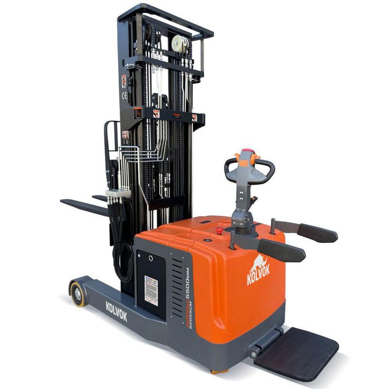 KOLVOK - Apilador 2.000 Kg contrabalanceado base ajustable
