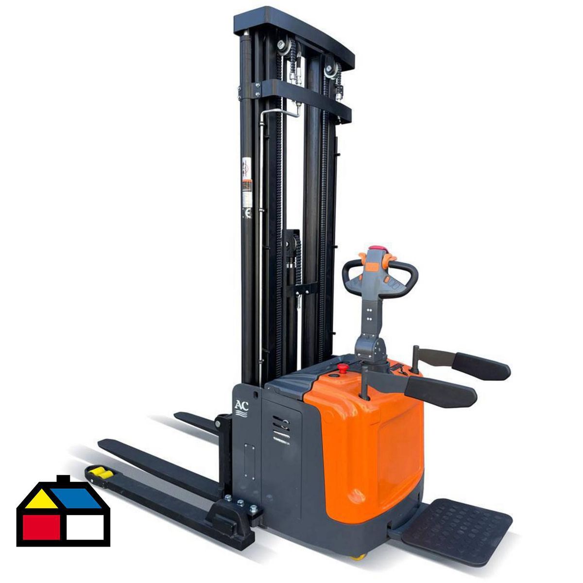 KOLVOK - Apilador hombre a bordo 2.000 Kg base ajustable