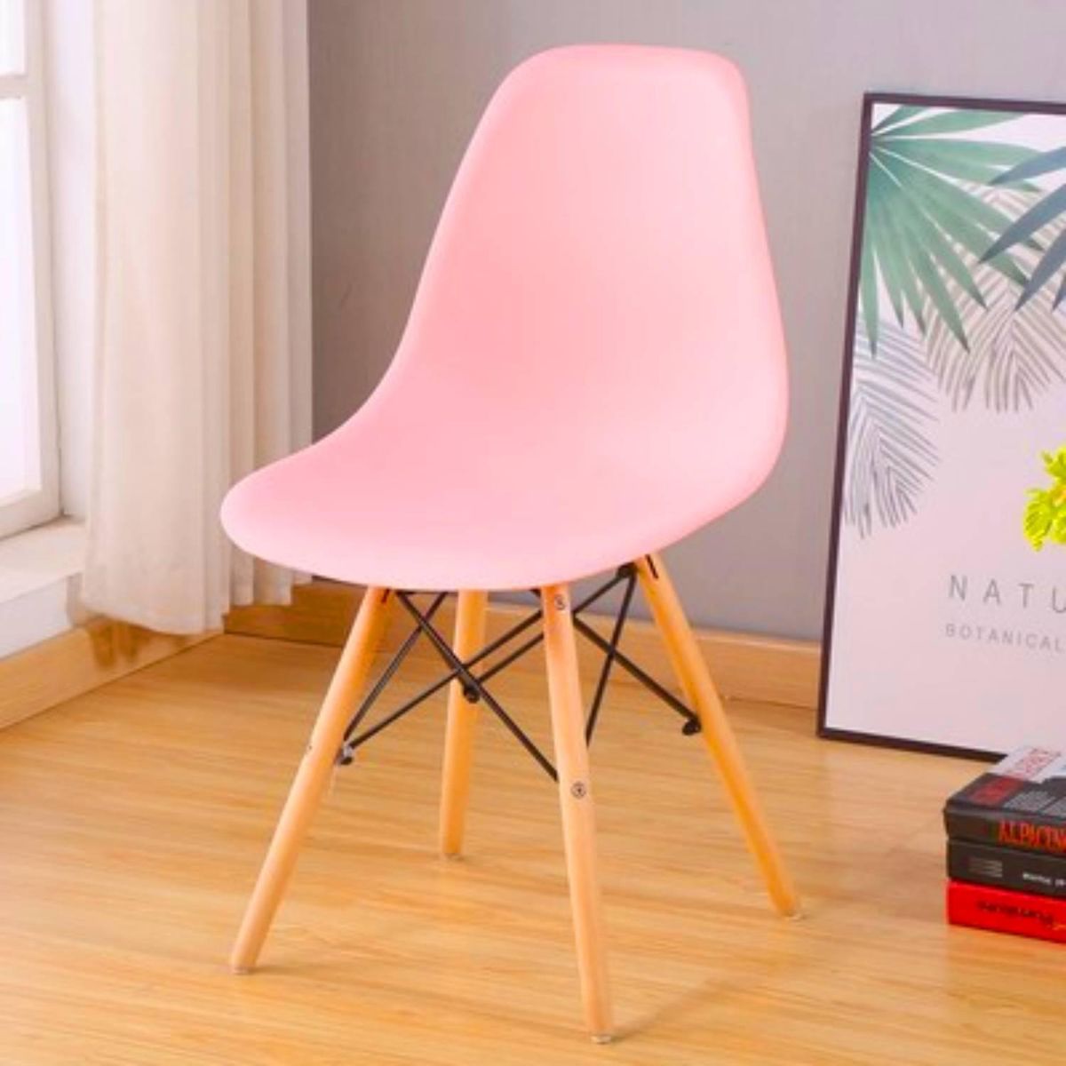 KIDSCOOL - Silla Eames Rosado 80x43x40 cm