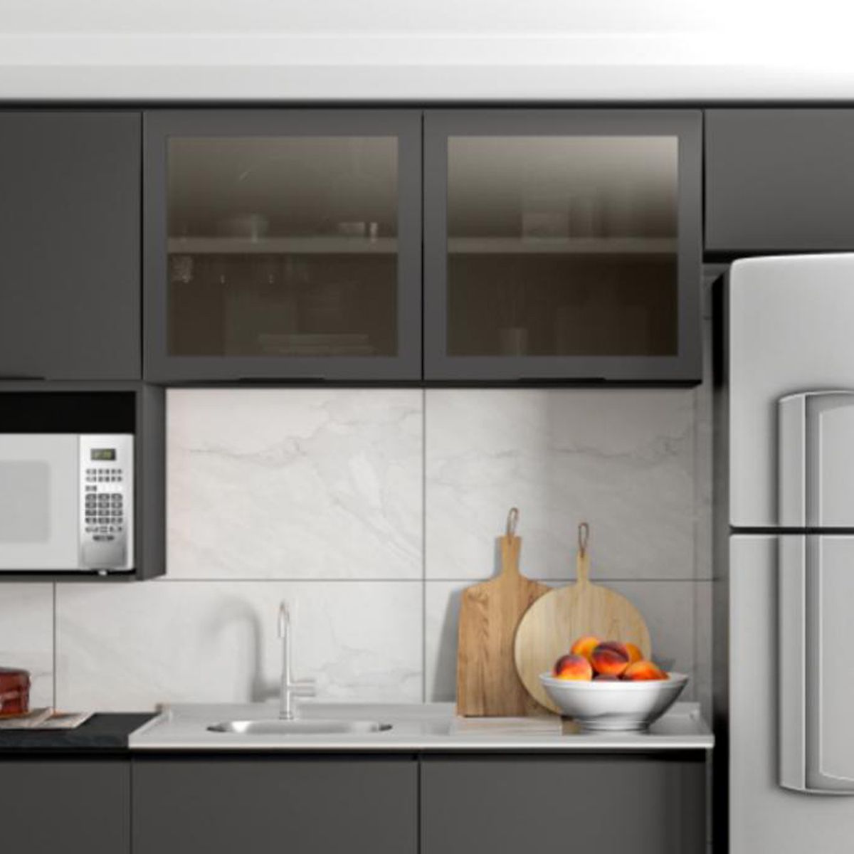 HOME MOBILI - Mueble Aereo Cocina Grafito