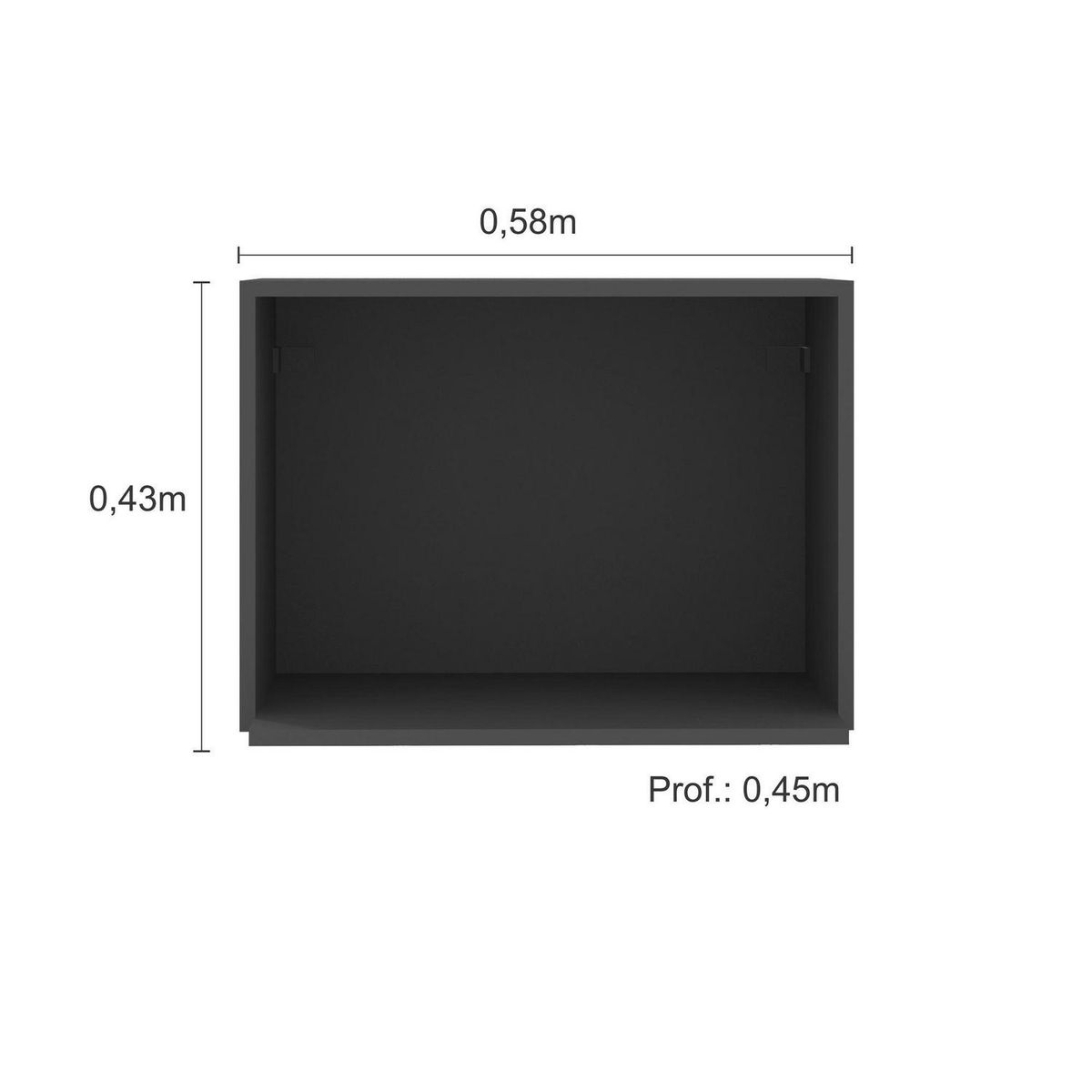 HOME MOBILI - Mueble Aereo Cocina Grafito