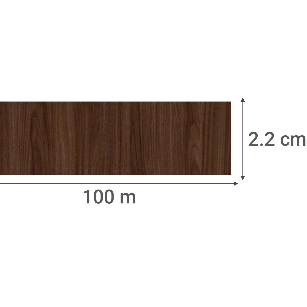 IMPERIAL - Tapacanto PVC Cocoa 22x1,5 100m