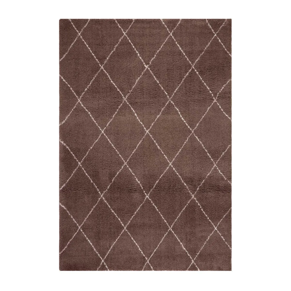 DIB - Alfombra Grande Mercury 190x290 cm Poliéster Café