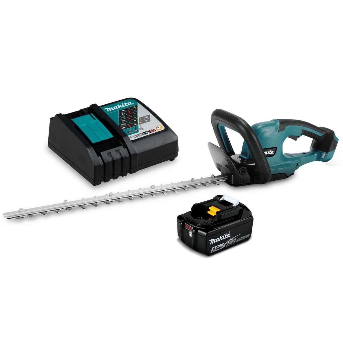 MAKITA - Cortasetos Inalámbrico 500 mm 18 V con Batería y Cargador