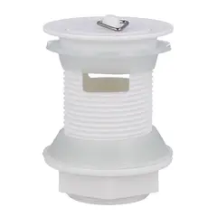 STRETTO - Desague Lavamanos Plastico Tapón 1 1/4" c/Reb s/Cola
