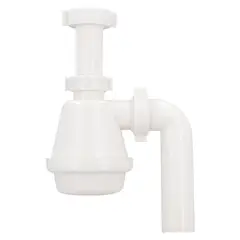 STRETTO - Sifon Lavaplatos PP 1 1/2" con salida curva