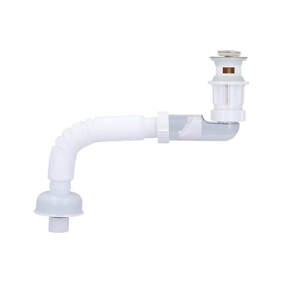 STRETTO - Sifon corrugado + desague (Antirretorno)