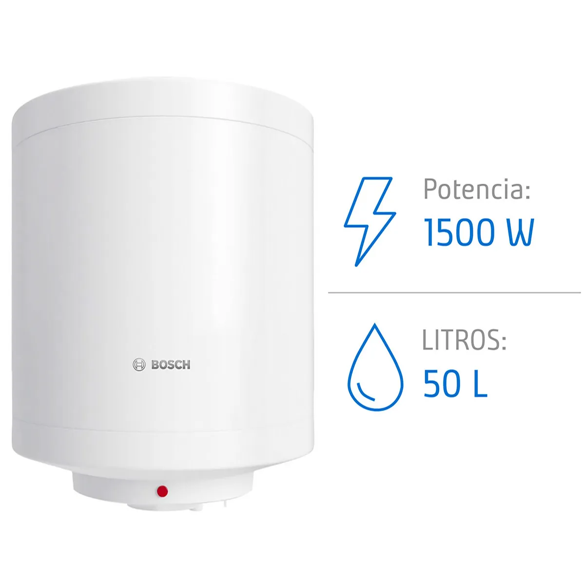 Termo Eléctrico 50 Litros 1500 W de Muro, marca BOSCH - Foto Principal