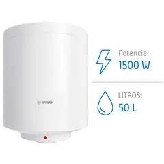 BOSCH - Termo Eléctrico 50 Litros 1500 W de Muro