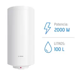BOSCH - Termo Eléctrico 100 Litros 2000 W de Muro